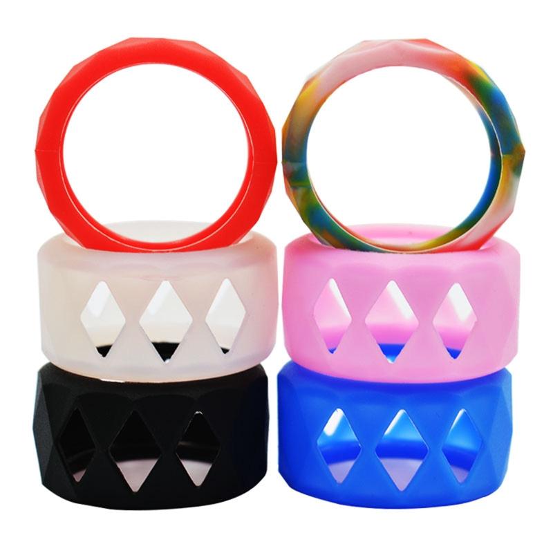 6Pcs/set Multiple Color Silicone Ring Bands Silicone Anti Slip Rubber Bands Reusable Anti-Lost Hollow Silicone Band Ring