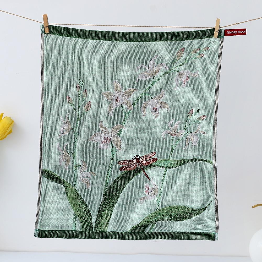 New 34x40cm Large Hand Towel Quick Dry 4 Layer Cotton Gauze Kitchen Dish Cloth Decorative Handkerchief Home Restaurant