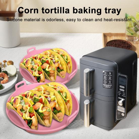 Silicone Taco Plates Holder Burrito Dish Large Capacity Tortilla Clip with Cluster
