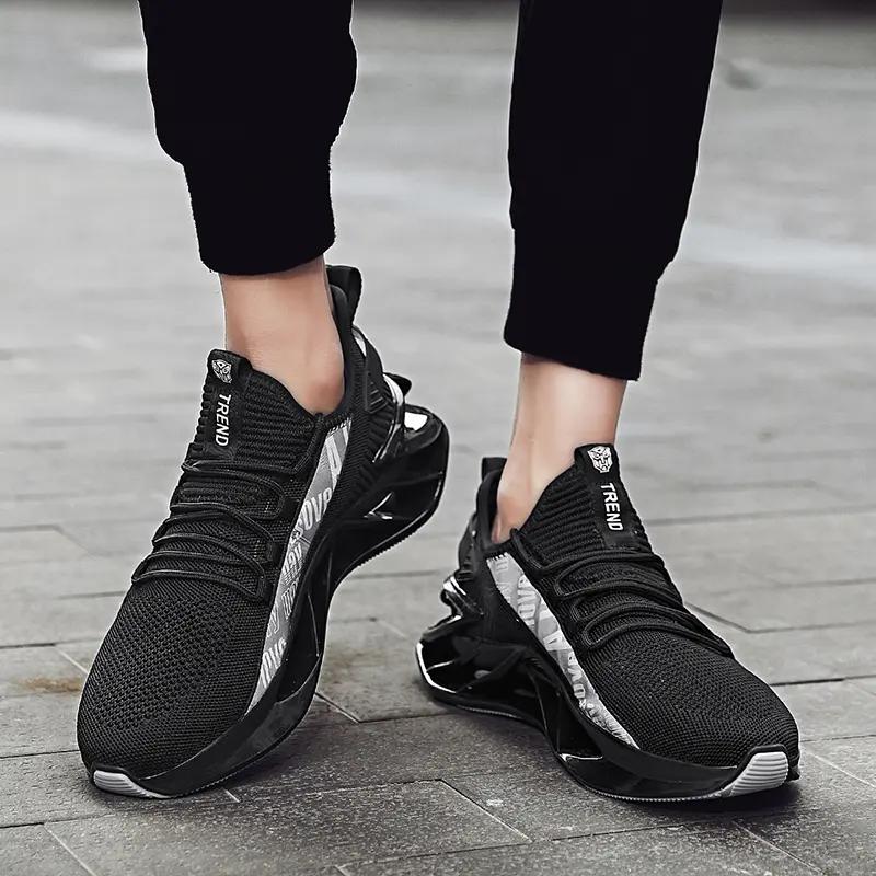 Mode Herren Blade Schuhe Atmungsaktives Mesh Freizeitsportschuhe Trendige Outdoor-Sneaker Laufschuhe