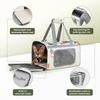 Cats-in-bag Carriers for Puppies Carry Bag Outdoor Travel Shoulder Carriers Sightseeing Bag Window