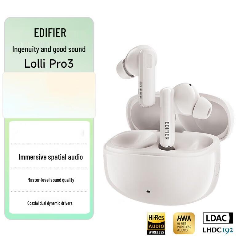 

EDIFIER Lolli Pro3 Полностью беспроводные Bluetooth-наушники с шумоподавлением
