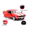 Maßstab 1:36 Chevrolet Camaro SS 1969 Druckgussauto-Modellspielzeug, zurückziehbares Spielzeugfahrzeug mit Ton und Licht für Kinder, Kleinkinder, Jungen und Mädchen, Geschenkkollektion