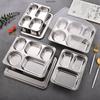 WuTuo Stainless Steel Divided Meal Tray