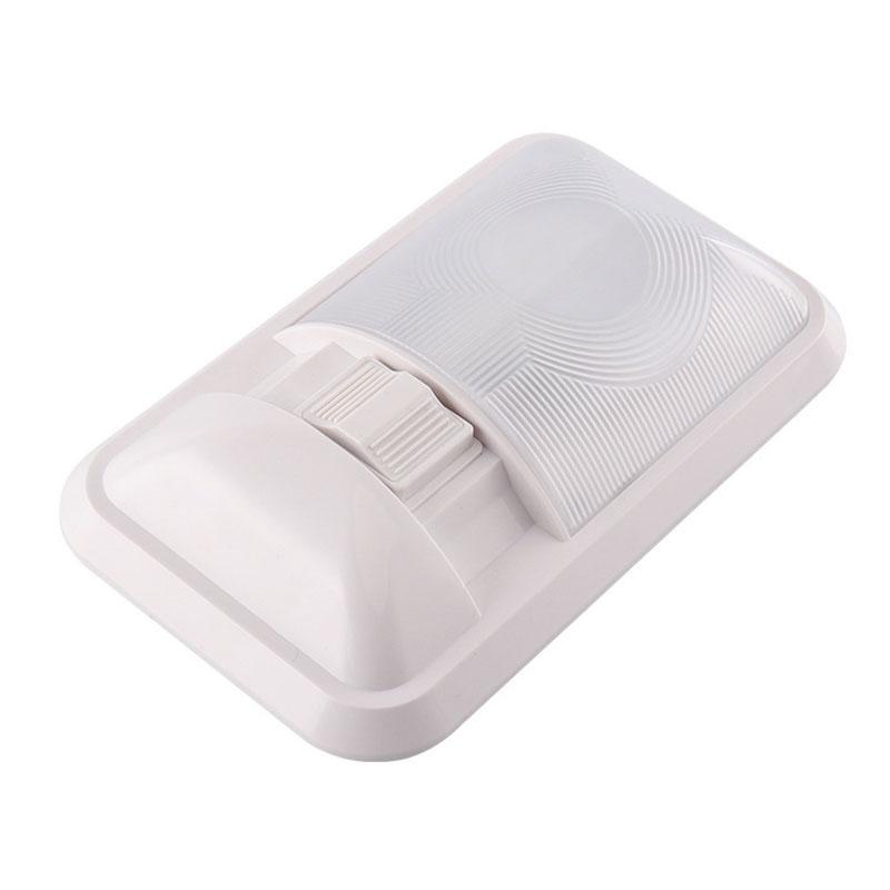 12-24V RV LED Dome Light Boat Camper Trailer Caravan Car Double Ceiling Light Indoor Lighting Universal Car Accessories