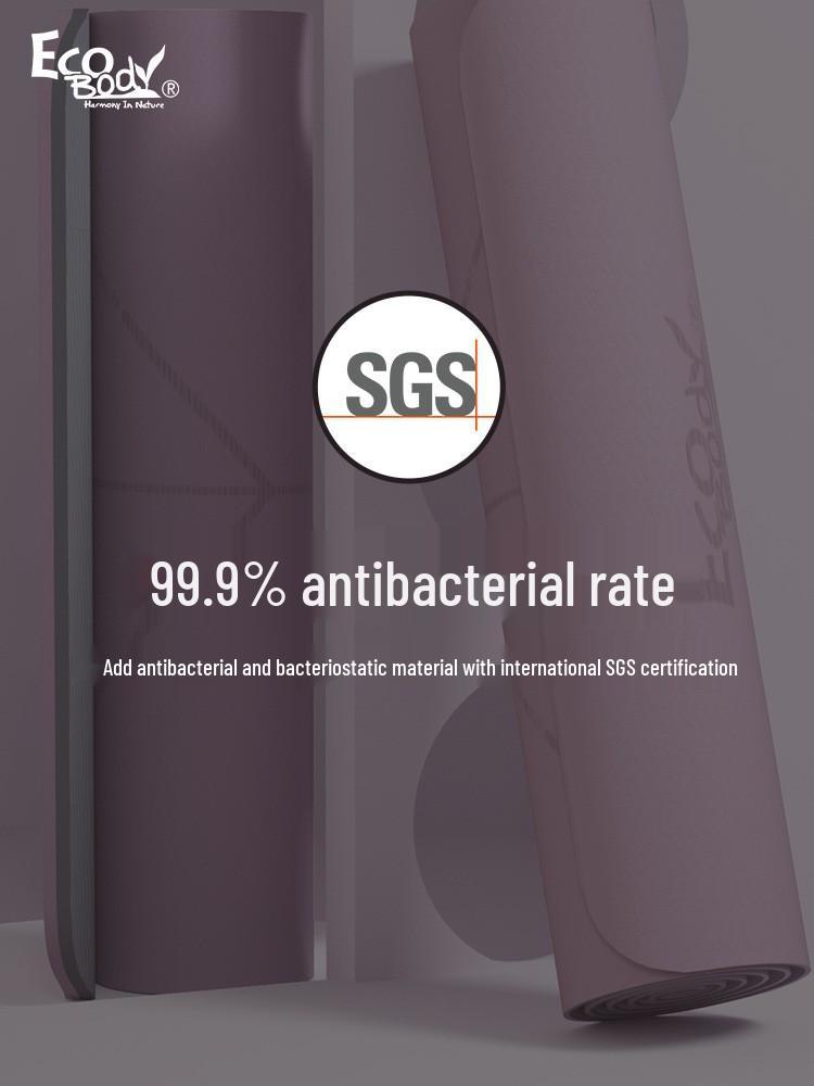 Antibacterial Non-Slip Yoga Mat for Girls - Shock Absorption, Sound Insulation, Vibration Damping, Thick for Home - Free Shipping