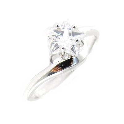 Silver Ring 'Féérie' White