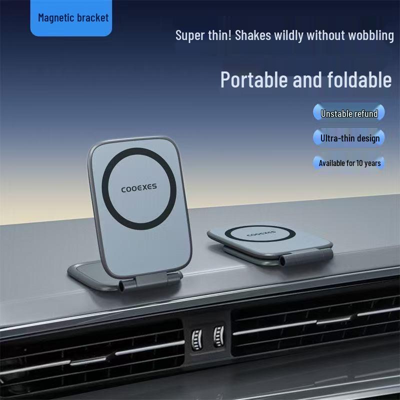 2025 Ultra-Thin Magnetic Phone Holder: Portable, Multi-functional Car Navigation Accessory