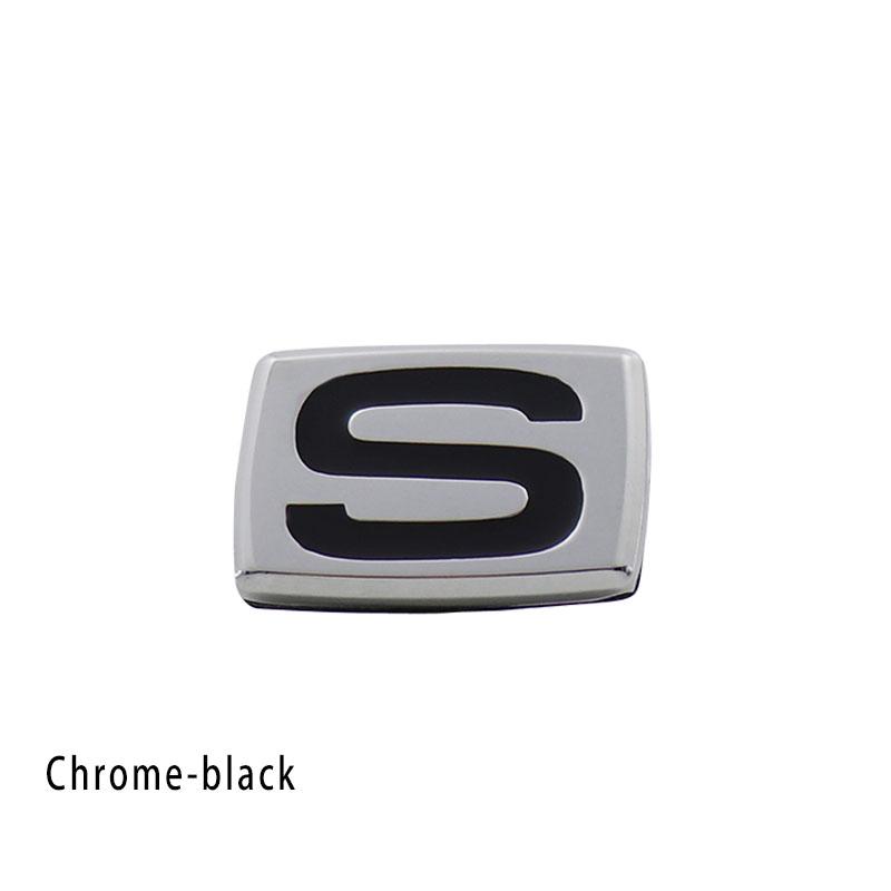 3D Car Styling S Sports for car Hood Fender trunk Rear Bonnet Nameplate Decal Emblem Badge Sticker