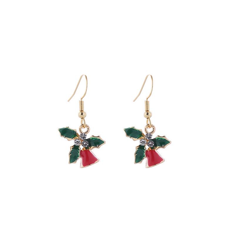 Christmas Earrings: Small Santa, Reindeer, Snowman Studs