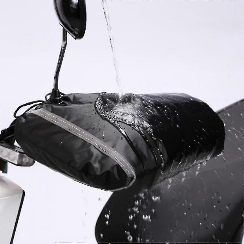 Motorcycle Handlebar Muff Gloves Windproof Waterproof Winter Riding Warm Grip Covers for Harley Honda Yamaha