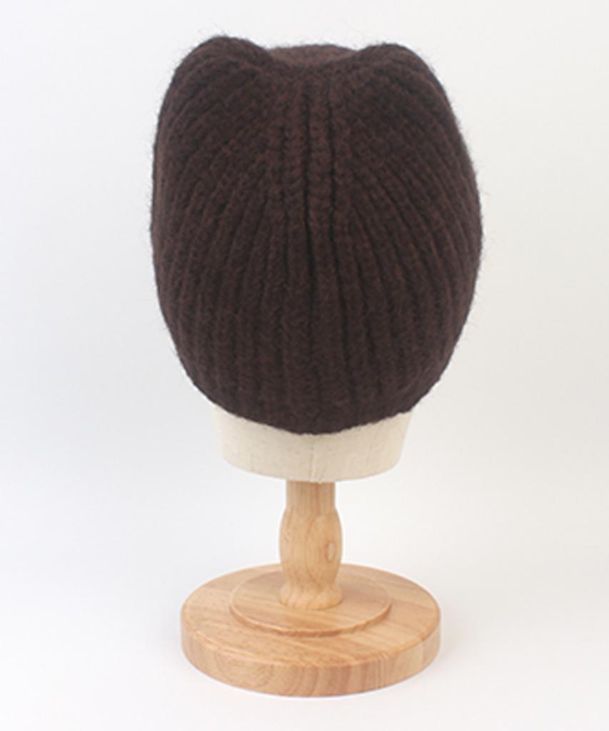 Yunibeosyeolkemiseuteuli Wool Cat Brown Damage Beanie Cat Beanie