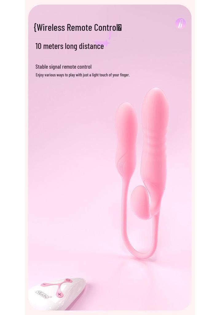 Automatic Telescopic Vibrator & Clitoral Stimulator for Women - Erotic Massage Device