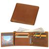 Humerpaul Men Leather Wallet Engraved with Blessings Gift Wallet for Grandson and Son