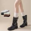 Comfortable Calf Socks Soft Boots Stacking Socks Casual Knee High Socks  Women Stockings