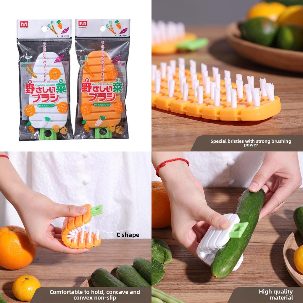 Multifunctional Kitchen Brush For Cleaning Fruits And Vegetables With Pp Handle