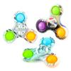 New Strange Decompression Finger Gyro Uv Printing Camouflage Rat Control Pioneer Bubble Music Fingertip Gyro Toy Factory