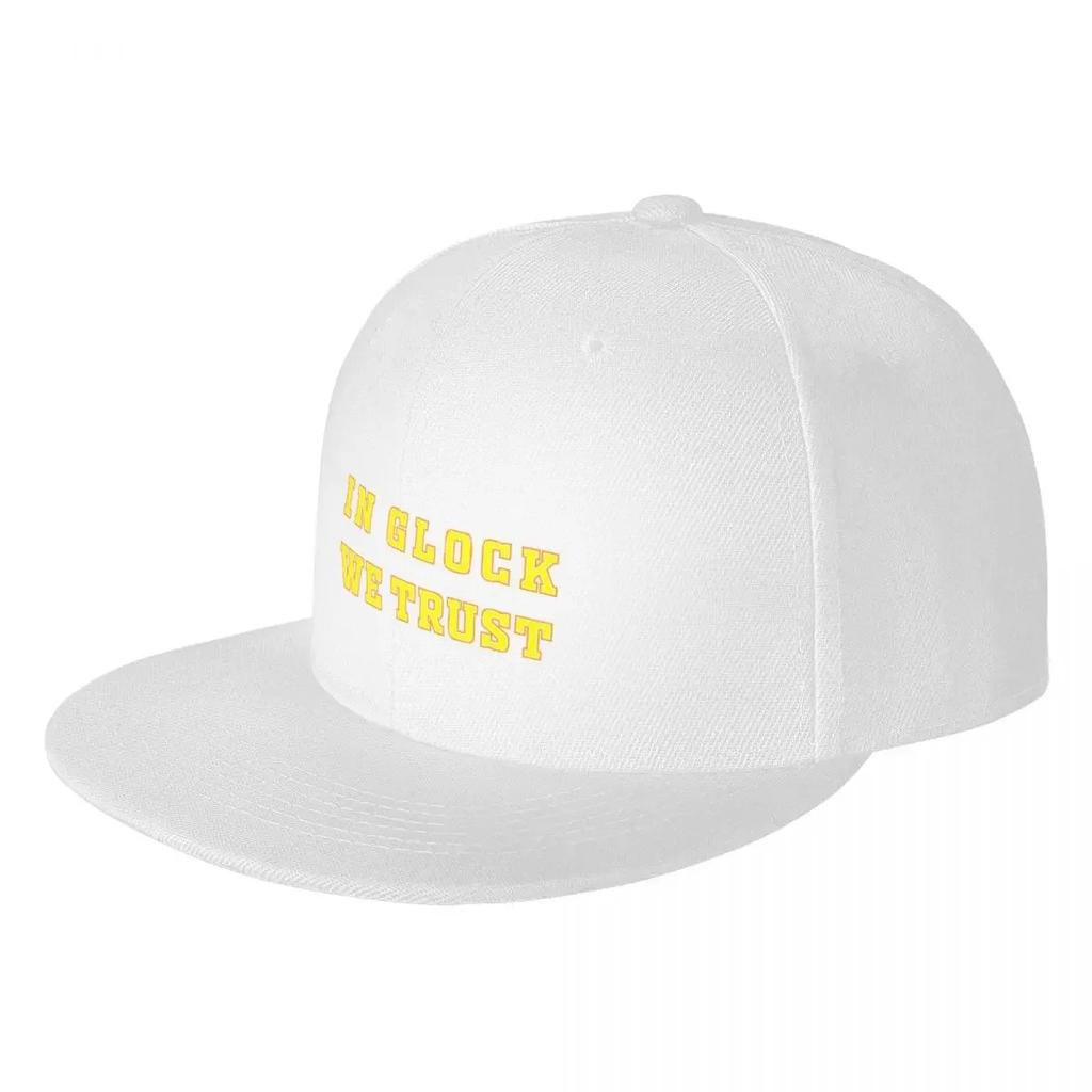 IN GLOCK WE TRUST Baseball Cap Cosplay Golf Womens Beach Visor Mens