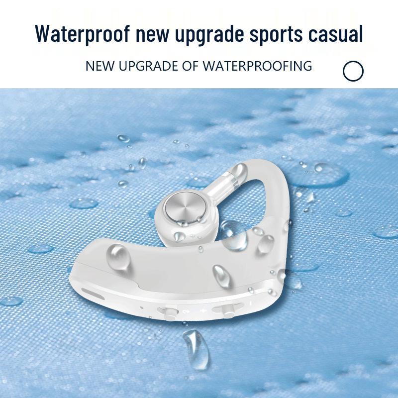 V98 Bluetooth Single Ear Hanging Earphones - Non-in-ear, Sports & Business, External Sound