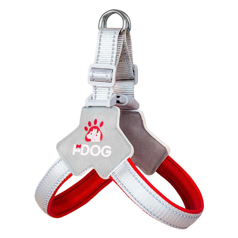 Pet Chest Strap Dog Leash Does Not Restrain the Hand Walking Dog Leash Strap Type Puppy Chest Back Dog Leash Small Dog Cute