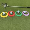 Silicone Golf Putting Ring Indoor Outdoor All-Direction Practice Golf Hole Putting Cup Putting Accuracy Trainer Golf Training Aid Golf Accessories