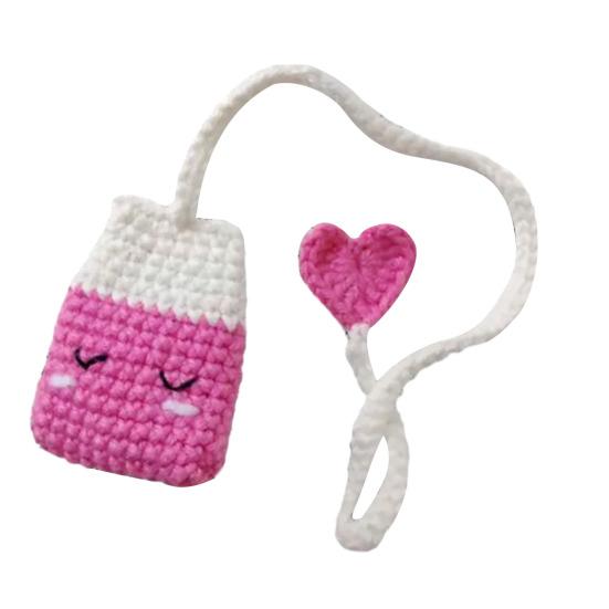 Crochet Cactus Bookmark Hand-crocheted Knitting Bookmark Office Decoration Vibrant Color Party Favors