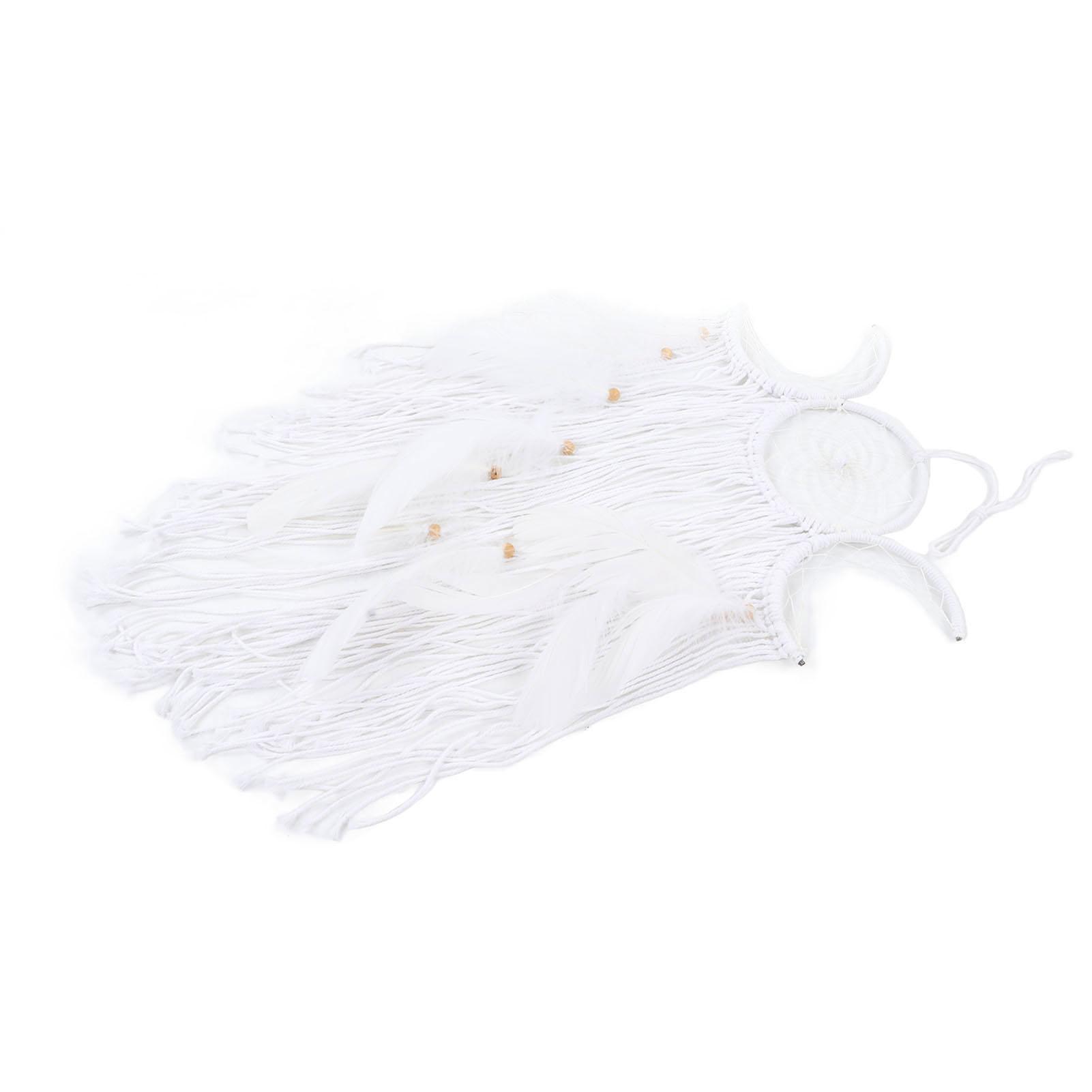 

Dream Catcher Hand Woven Minimalist Home Wall Decoration for Living Room Study Cafe Bedroom білий