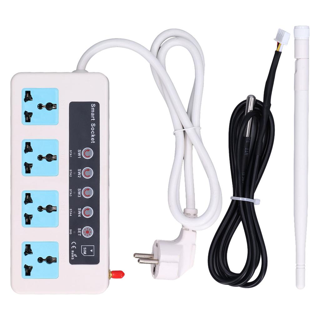 Smart Power Strip Corrosion Resistant Good Electrical Conductivity Remote Control Power Strip  90?
