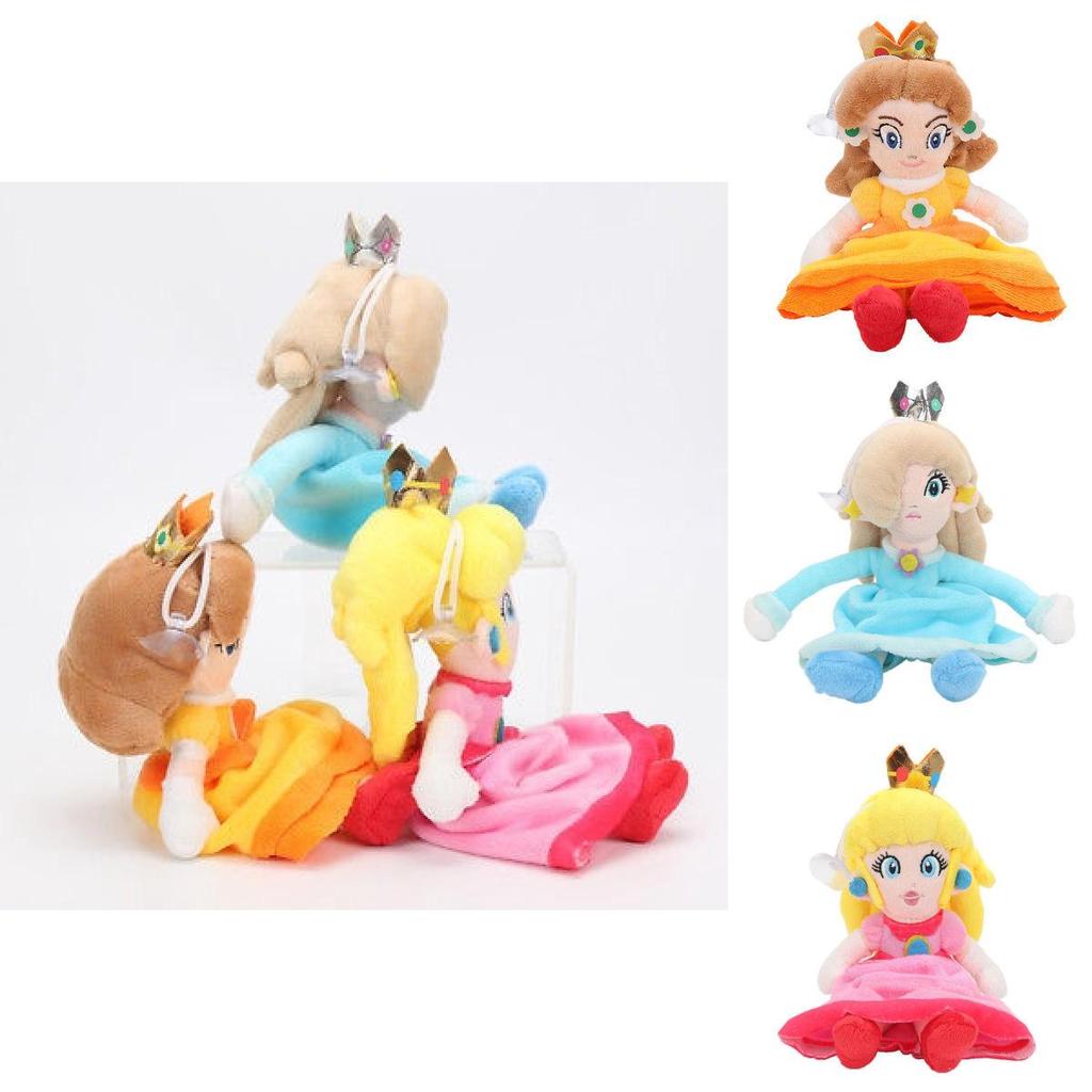 Adorable New Super Mario Bros. Princess Peach Daisy Rosalina Plush Doll Stuffed Toy 8 Inch