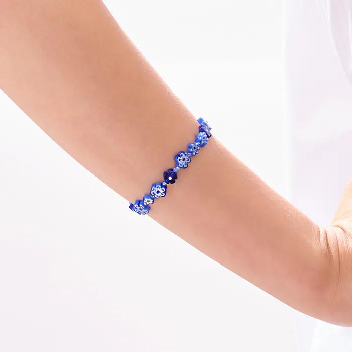 COTOIT_Cobalt Flower Bracelet
