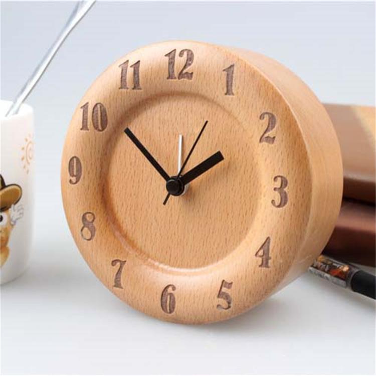 Custom Solid Wooden Alarm Clock