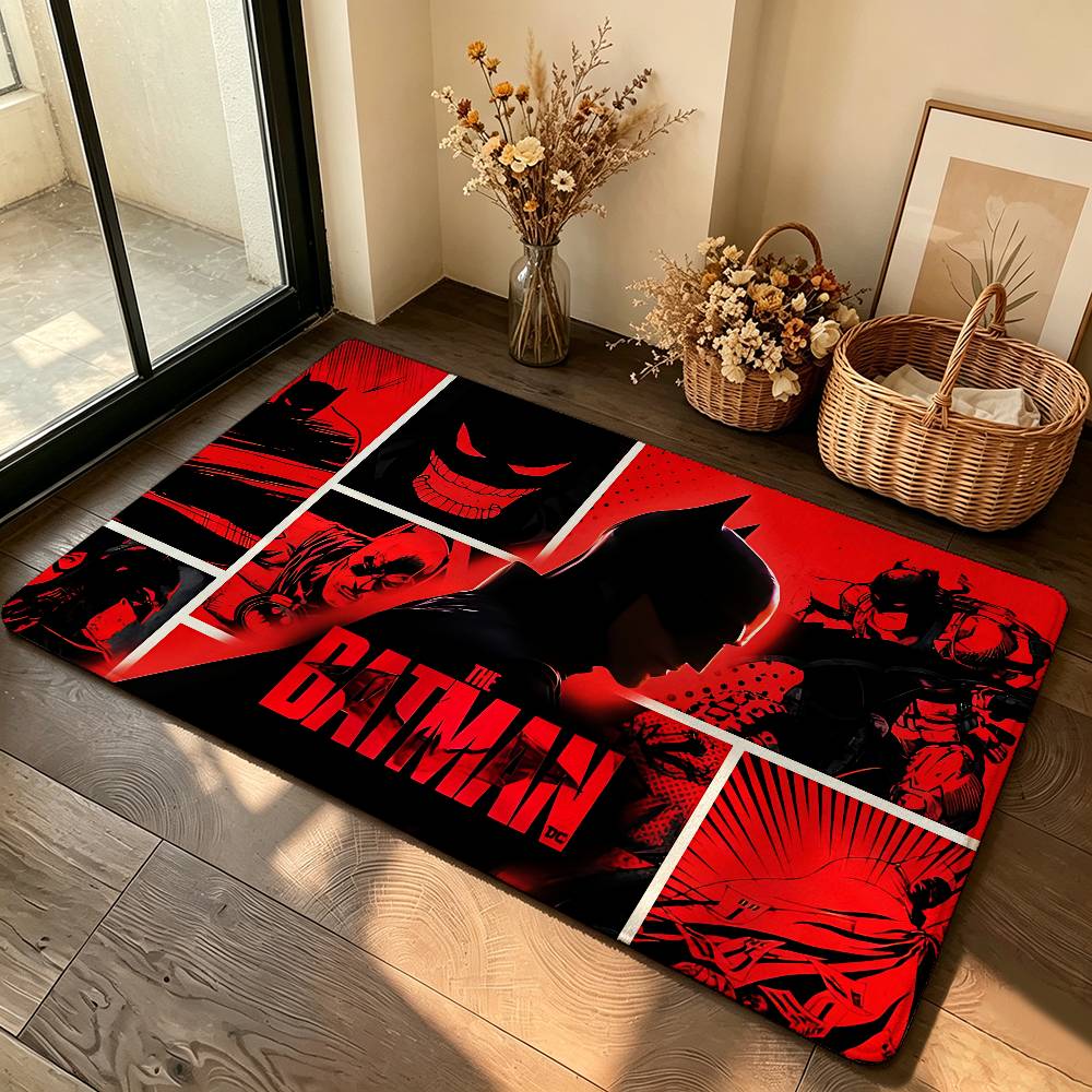 Classic B-BatmanS Carpet Bathroom Anti-slip Mat Door Mat Home Decoration Mat Entrance Door Mat Scratch-resistant Door Mat