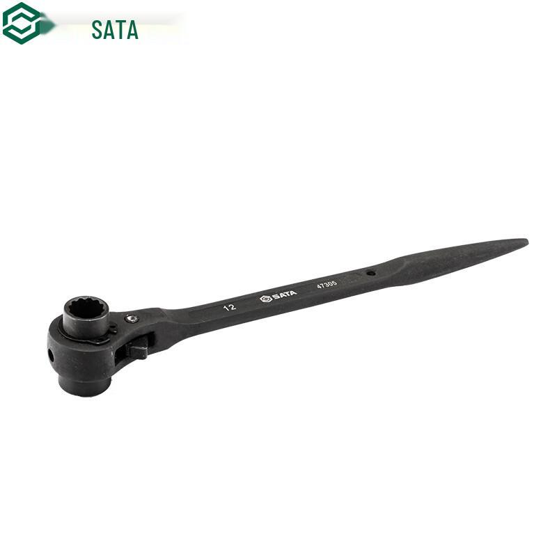 SATA Double-Ended Ratchet Wrench