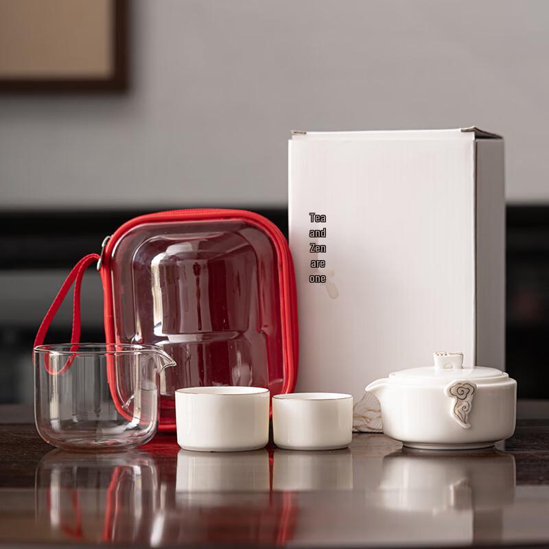 Minimalist Ceramic 4-Piece Tea Set