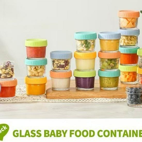 Available Mason Glass Bottle - 120ml Baby Food, Jam, Caviar, and Thickened Sealed Jar