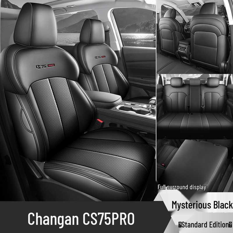 Changan CS75 PRO Seat Covers: Fully Enclosed, All-Season, Perforated Leather Car Seat Cushions for 26 Models. Note