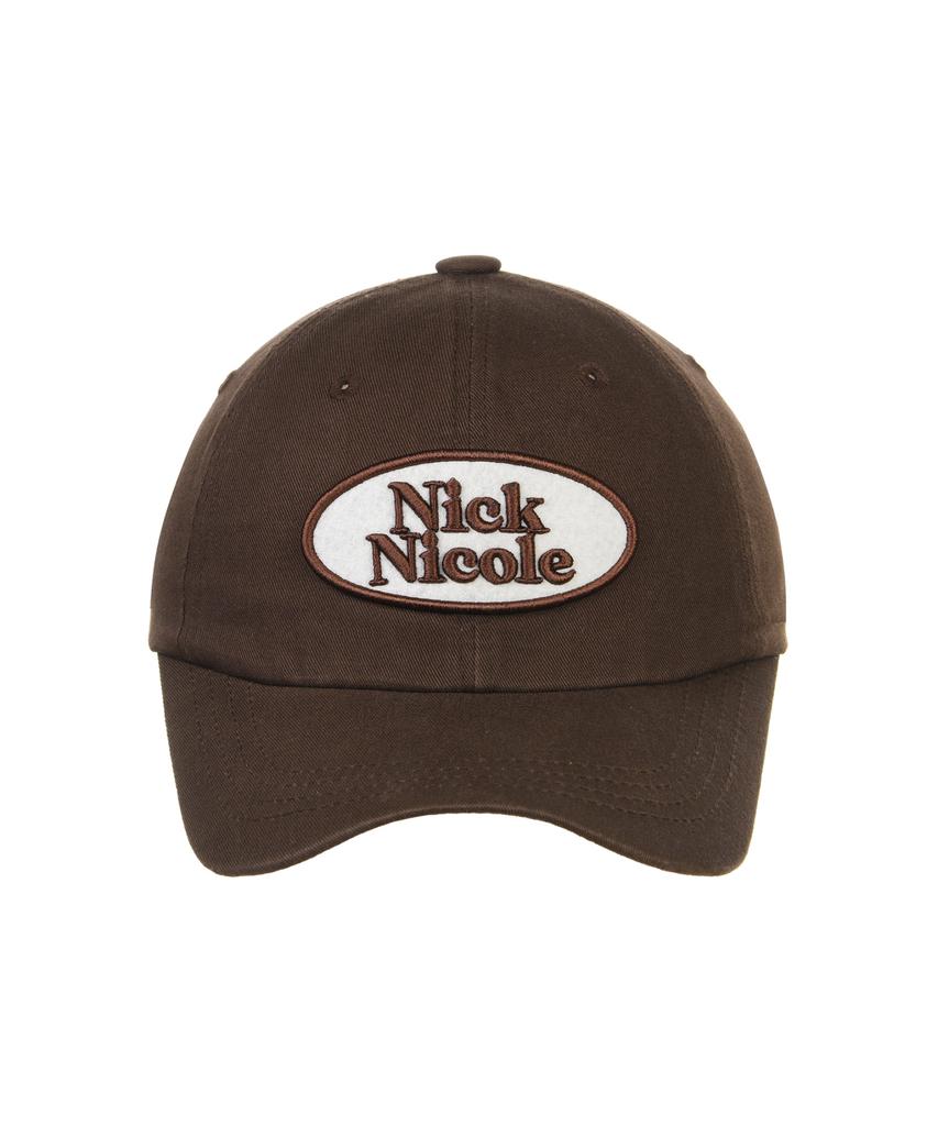 Nigaennikol Oval Wappen Ball Cap_Brown