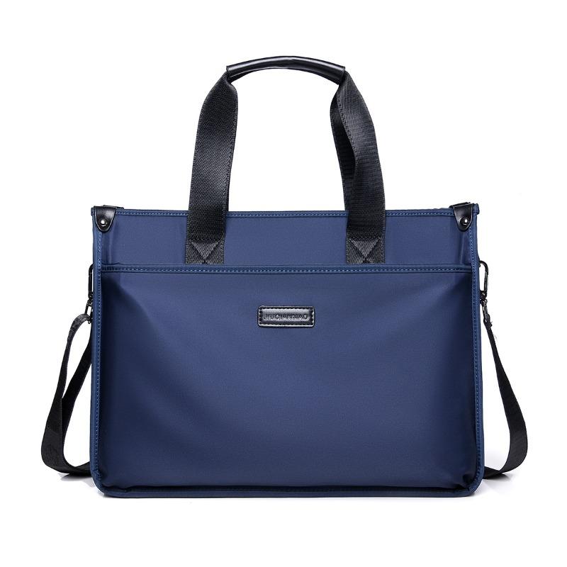 Casual Men's Bag Men's Oxford Cloth Handheld Shoulder Bag Business Office Bag Large Capacity Computer Bag Casual Briefcase