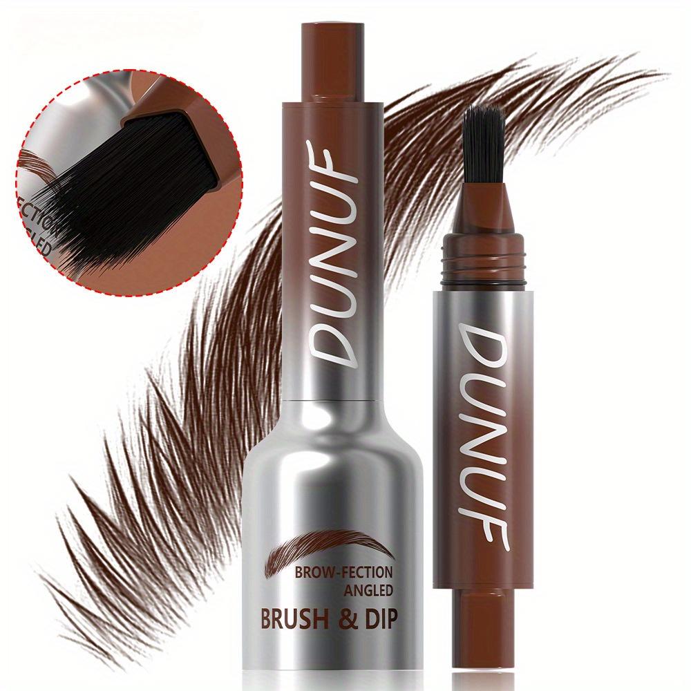 Brow Tint Dye with Brush Applicator – Fine Dye-by-Roots Formula for Long-Lasting, Natural, Fluffy Brows – Waterproof, Smudge-Proof