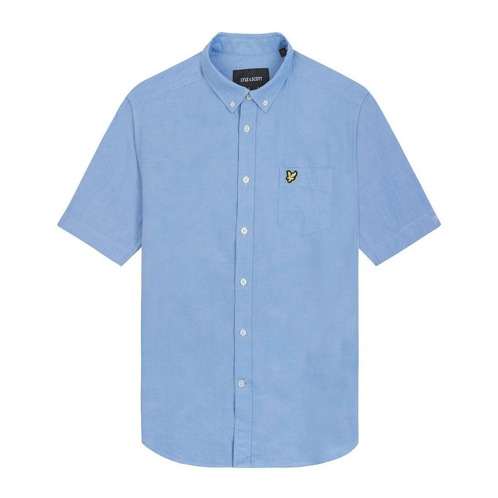 Lyle & Scott Mens Oxford Short-Sleeved Shirt