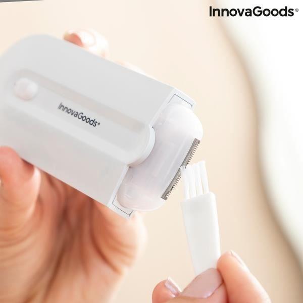 Mini-rasoir rechargeable - Innovagoods - Éclairage LED - Épilation à sec - Sans fil - Femme