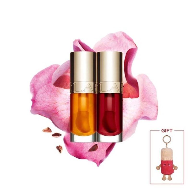 [Limited Quantity] Lip Comfort Oil Duo Set (+ Lip Oil Doll Keychain) Pitaya