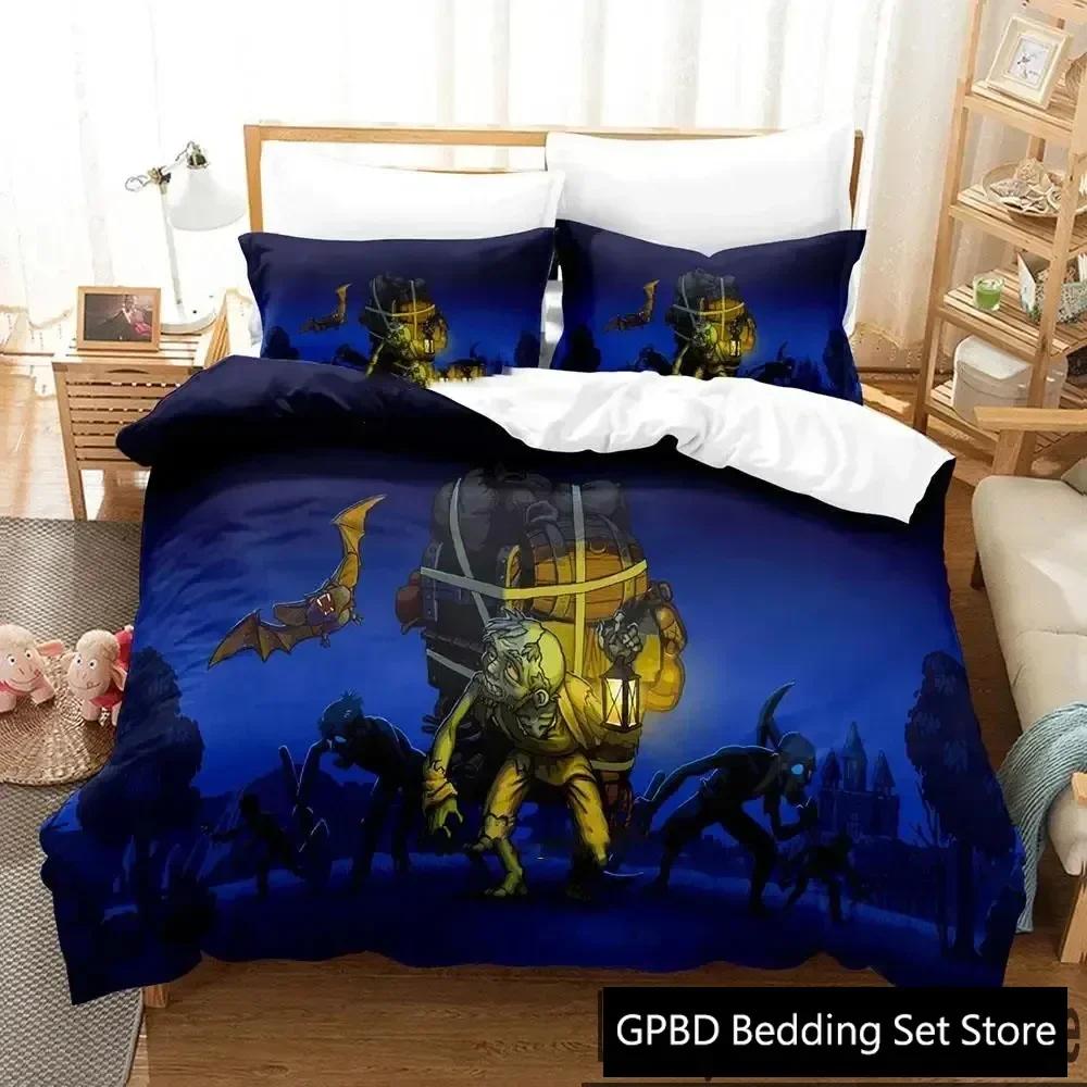Luxury New 3D Print Game Graveyard Keeper Bedding Set Boys Girls Twin Queen King Size Duvet Cover Pillowcase Home Textileextile