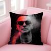 Synth Pop British Band DDepeche MMode Cushion Cover Pillowcase Short Plush Invisible zipper Room Sofa Cushion Cover