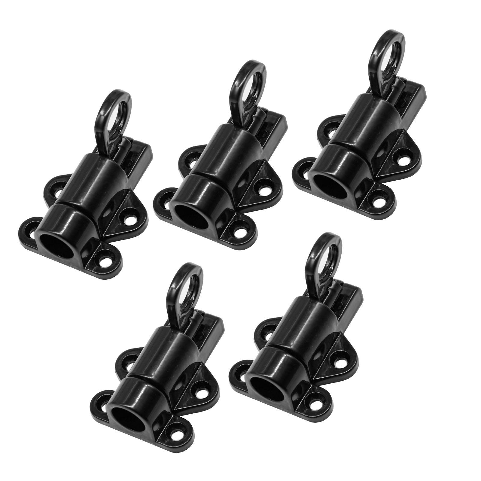 

5Pcs Self Closing Latches Kitchen Cabinets Door Gate Bolt Latch Resilient Spring Automatic Barrel Slide Lock