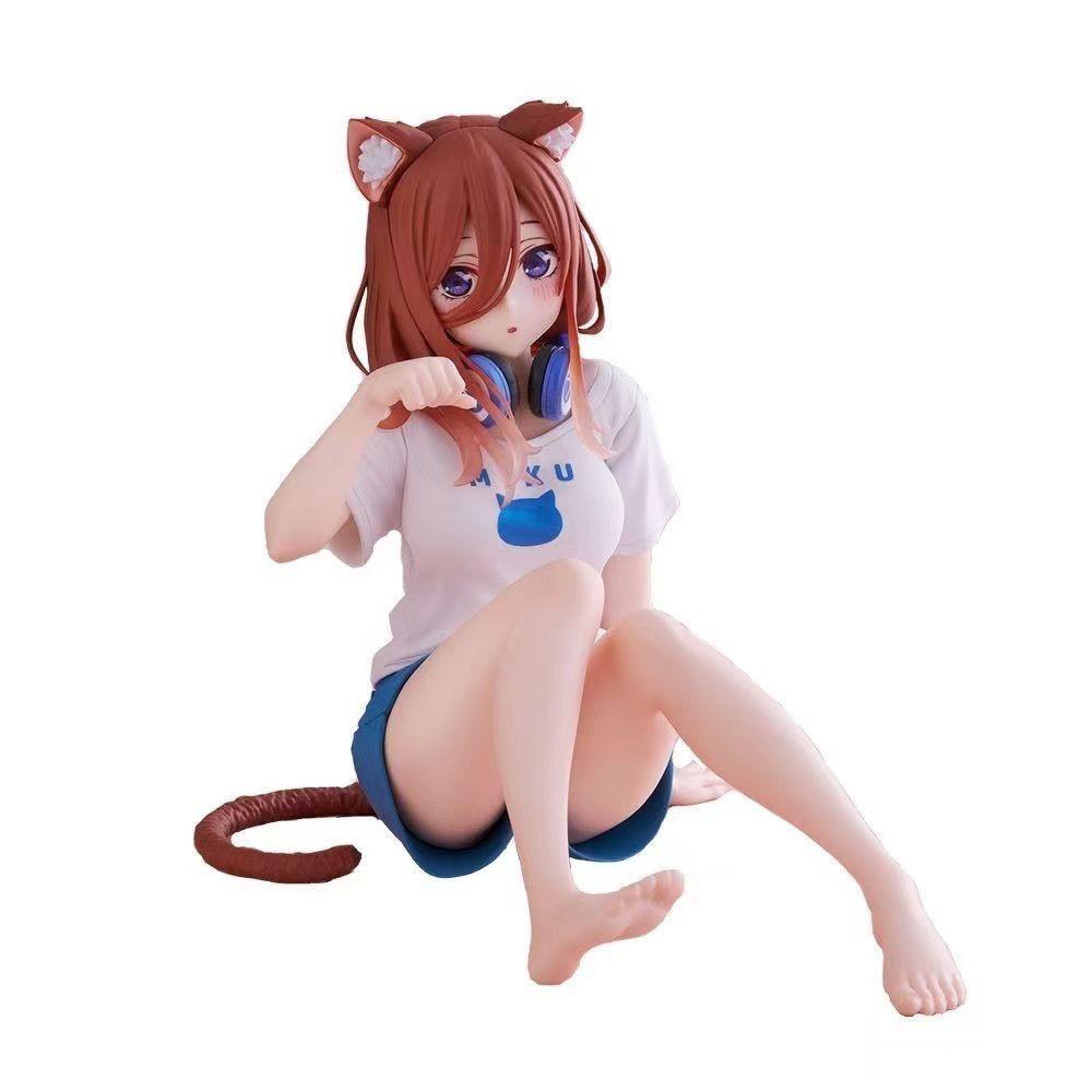 Exquisite Five Equal Parts Bride Home Wear Nino Miku Pvc Figurine For Anime Lovers