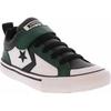 Converse Pro Blaze EasyOn Low PS Green Envy Kids Sneakers Black White A09332C