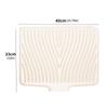 Silicone Draining Mats with Slope Design for Quickly Water Drainage Heat Resistant to 230C Nonslip Base for Dishes