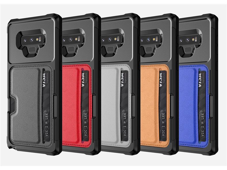 Samsung S26 Ultra Magnetic Leather Phone Case - Card Slot & Anti-Fall Protection for Note 20 Ultra