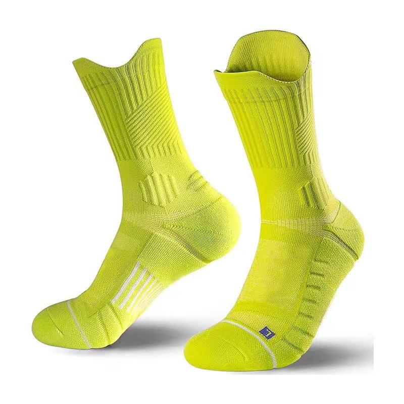 Pro Performance Basketball Socks High Top Cushioned Terry Athletic Socks for Men Women, Extra Large Long Tube Running Socks